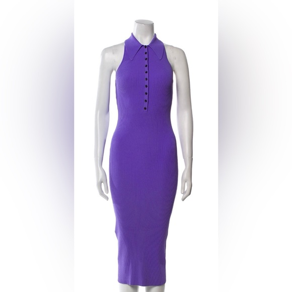 A.L.C. Dresses & Skirts - A.L.C. Purple Ribbed Knit Midi Dress